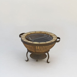 Boma Fire-Pit 610 Stripe with Accessories