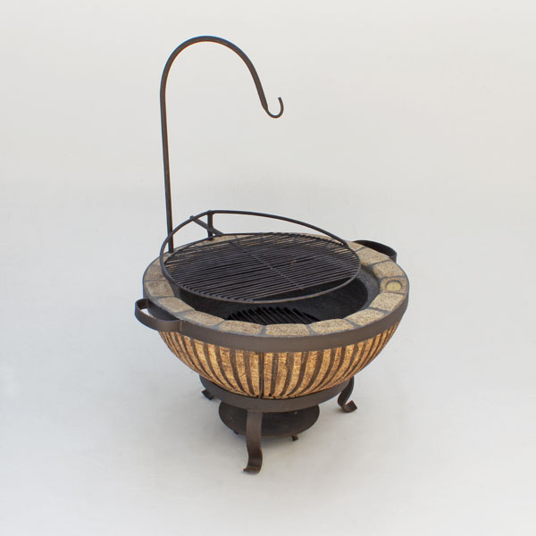 Boma Fire-Pit 730 Stripe with Accessories